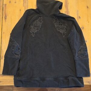 Lululemon Black Lace Sweatshirt
